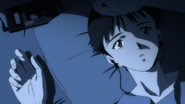 Shinji on bed (Rebuild)