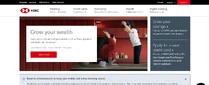 馬來西亞滙豐網站截圖www.hsbc.com.my