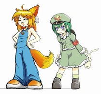 綠壩娘和 Firefox 娘.jpeg (79 KB) 綠壩娘不敵Firefox娘