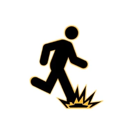 Landmine production logo