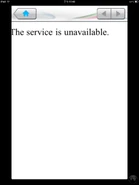 「一人一票」投票開始後，利用TVB fun登入投票系統，但因為擁塞關係，一直出現「The service is unavailable」的畫面