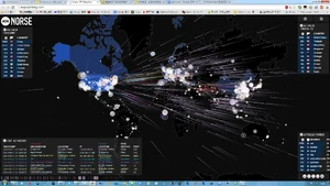 Occupycentral cyberwar.jpg (671 KB) 從網上資料顯示黑客由中美兩國互相發動攻擊