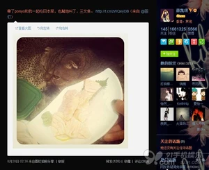 Zx 0821 001.jpg (43 KB) 薛凱琪就是因為上載了這張照片,被強國網民轟為「漢奸」。