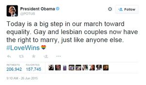Obamatwittersamesexmarriage