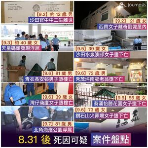 逃犯條例 mysteriouscases.jpg (237 KB) 「死因可疑」事件日增,引發網民更多猜測