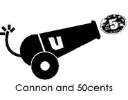 政評圖：諷刺U汪變成供「五毛黨（軍）發炮」用途。