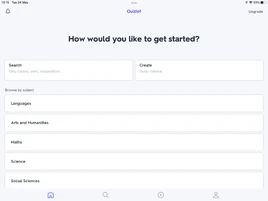 Quizlet ios homepage 20220524