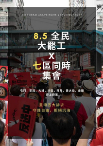 8月5日全民大罷工文宣