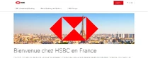 法國滙豐網站截圖www.hsbc.com.fr