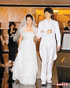 張繼聰謝安琪結婚照