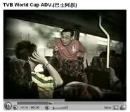 真「阿叔」林尚義重演巴士阿叔事件，為無綫2006世界杯宣傳