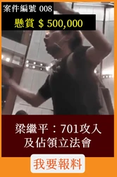 梁振英創立「803懸紅報料網」通輯令