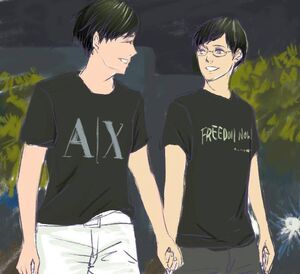 10635732 262704913939055 5753320846695193763 n.jpg (35 KB) 有網民將二人漫畫化並雙雙牽手