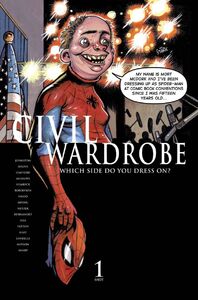 「復仇者衣櫃（civil wardrobe）」，惡搞「復仇者內戰（civil war）」中，蜘蛛俠掲開自己真面目一幕