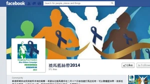 1392386928 942e.jpg (128 KB) 網民開設的「渣馬藍絲帶2014」專頁截圖