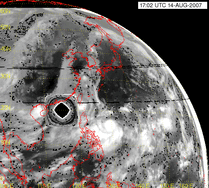 世界氣象組織-全球惡劣天氣網頁 風雲-2C衛星（紅外線）