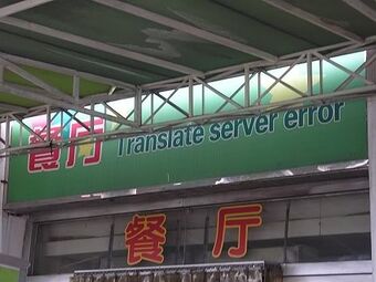 Translate server error restaurant