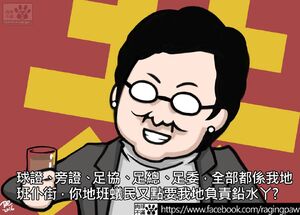 13325708 1050463275009238 7575589268726060085 n.jpg (73 KB) 肉球不滿製圖 (改編自周星馳電影《少林足球》謝賢的演出)