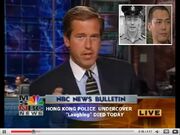 MSNBC報道改圖：Hong Kong Police undercover Laughing died today