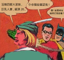 蝙蝠俠阻止羅賓掌摑羅賓漢