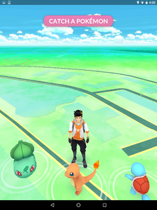 《Pokémon Go》遊戲畫面截圖