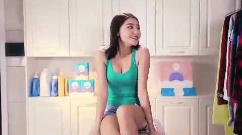 Chinese detergent brand Qiaobi (俏比) ad