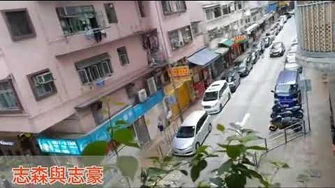 2020_0701_灣仔電單車司機和警員衝撞場面