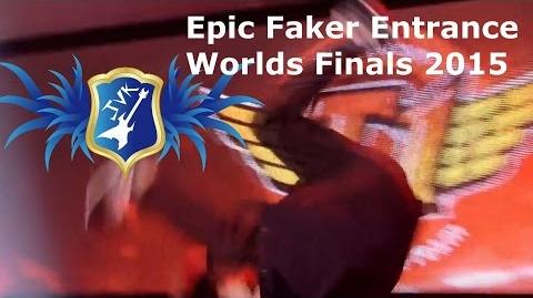 LoL - Faker Epic Entrance - Worlds Finals 2015