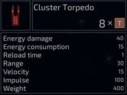 Cluster Torpedo stats