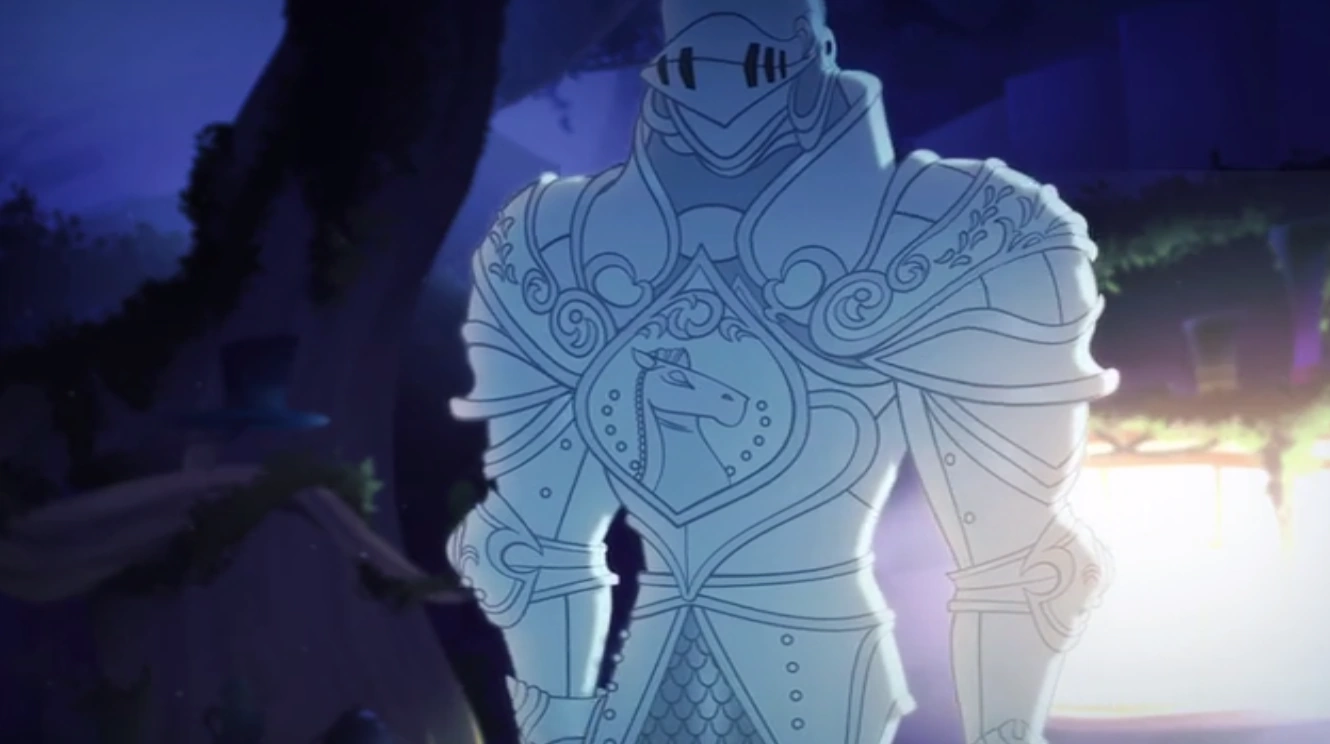 Cavaleiro Branco Narra 2 Personagens