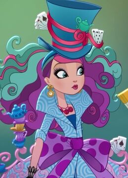 Ever after high Maddie Hatter No Pais das Maravilhas.