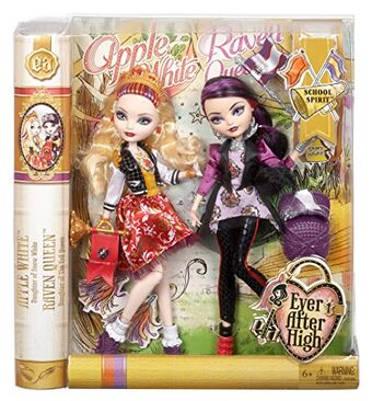 ever after high dolls apple white