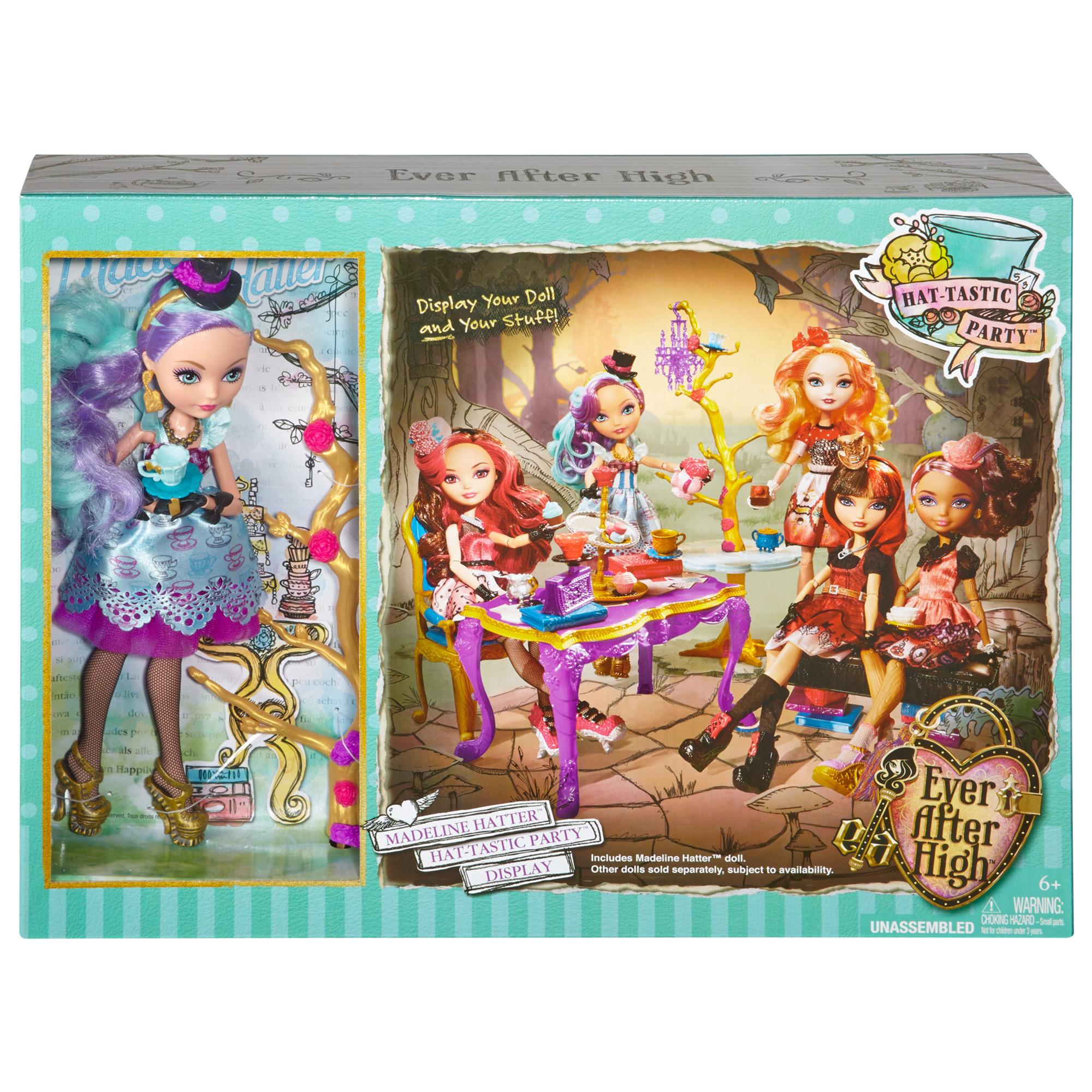 Original Ever After High Dolls Way Too Wonderland Madeline Hatter Doll Play  Sets Children Toys Girls