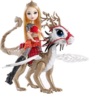 ever after high dragon games raven queen doll