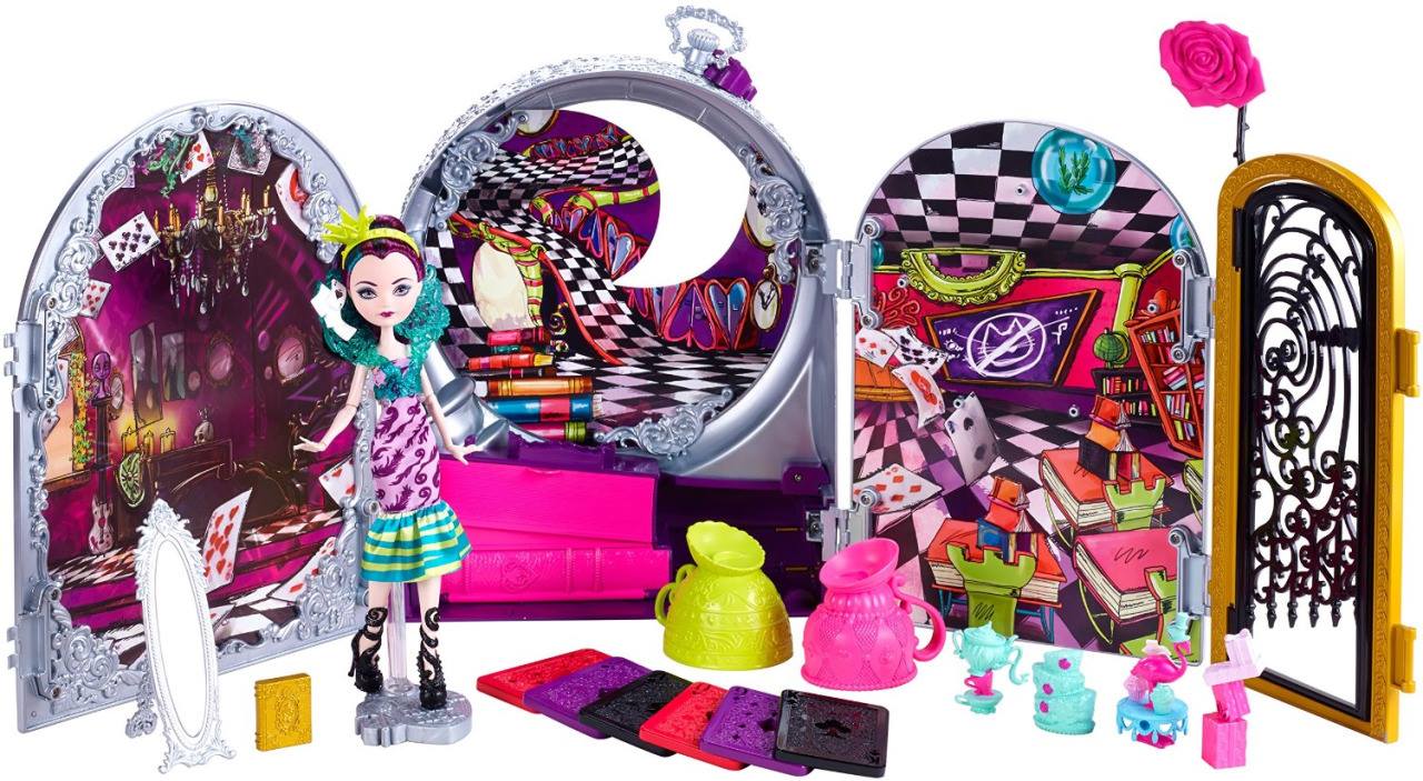 Original Ever After High Dolls Way Too Wonderland Madeline Hatter Doll Play  Sets Children Toys Girls