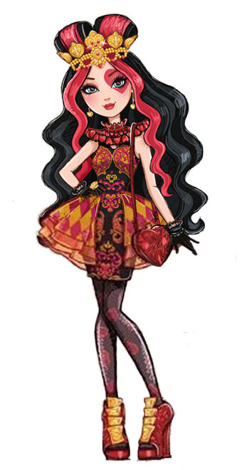 ever after high lizzie hearts spring unsprung book playset