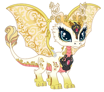ever after high dragon games apple white doll and braebyrn dragon