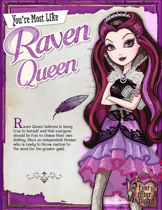 Here's my new Raven Queen 💜 i love that i have the variant with