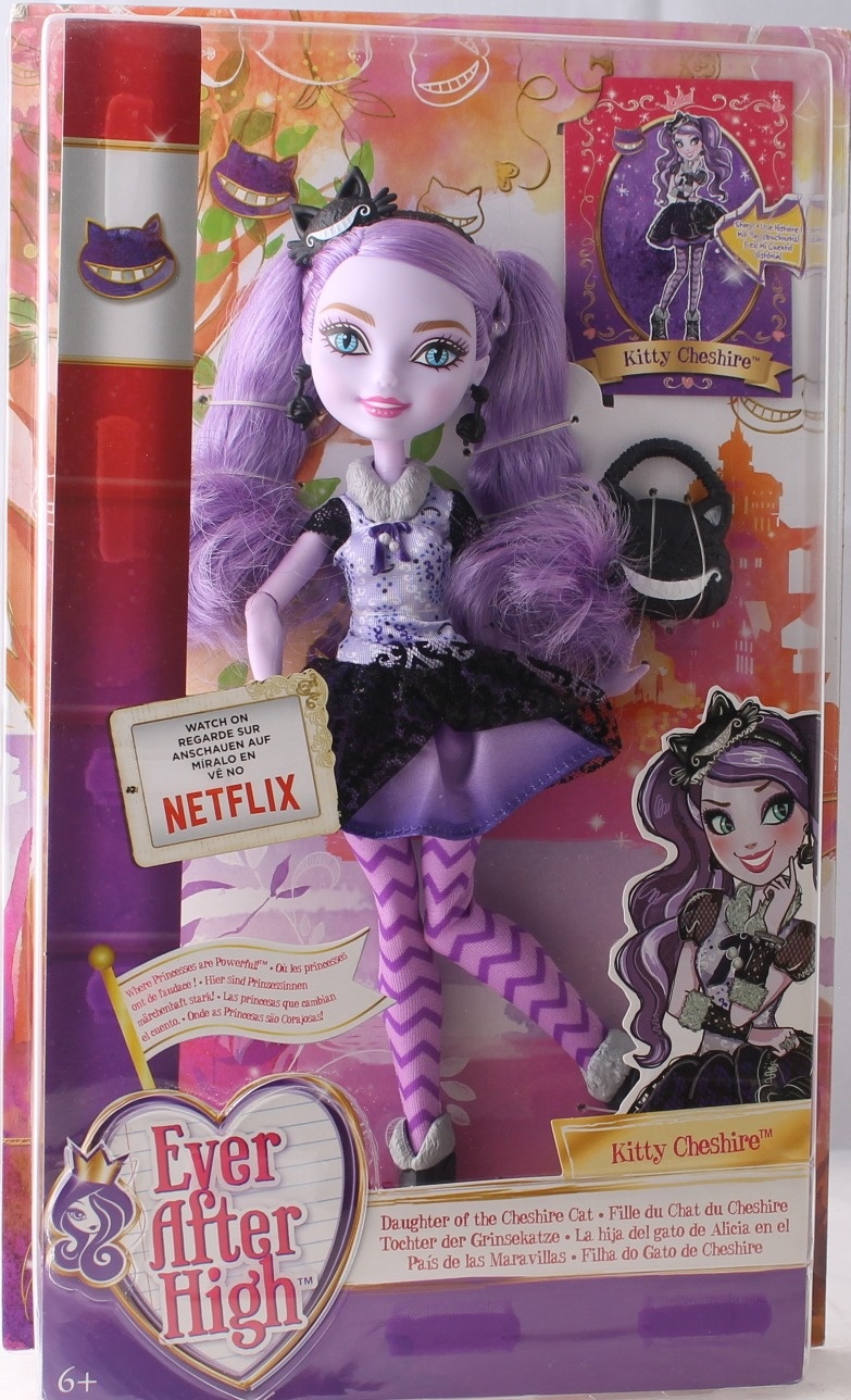 Ever After High Lizzie Hearts Book Club Doll in Original Box, MISSING SHOES