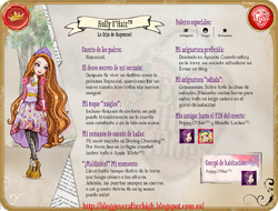 Boneca DG-Holly O'Hair, Wiki Ever After High