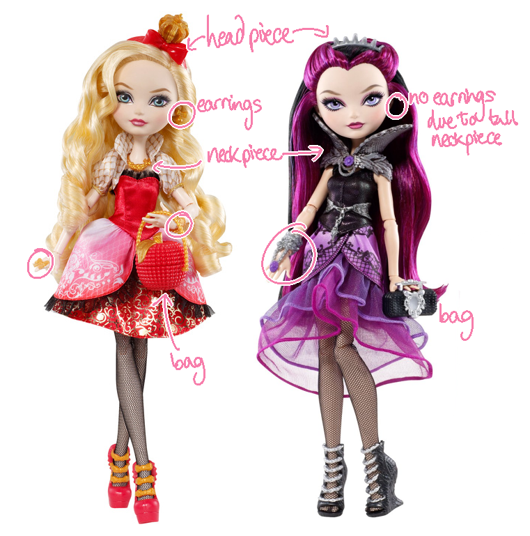 Ever After High Doll Lizzie Hearts 1st Chapter Gold Crown