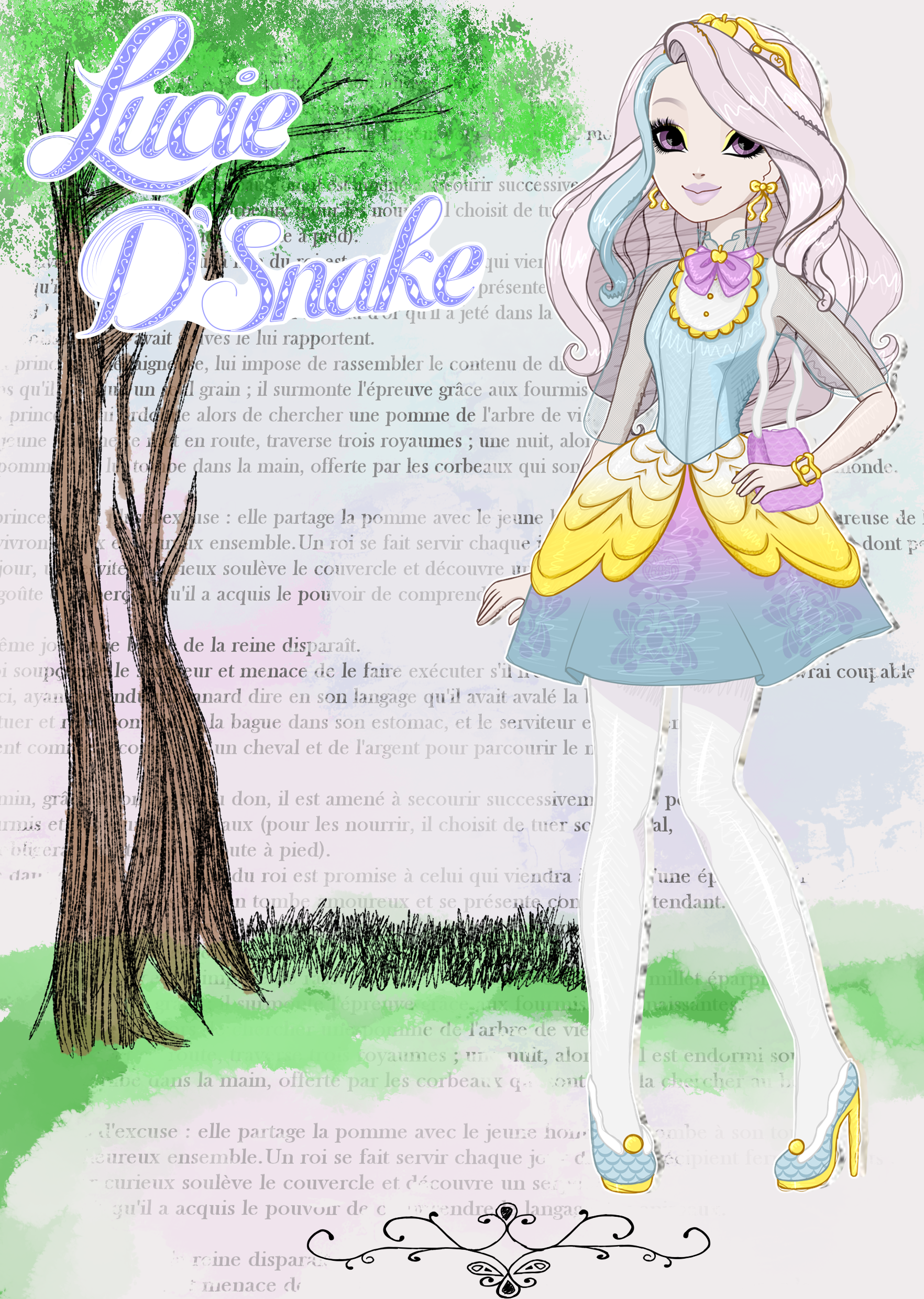 Lucie D'Snake | Mirror Portal - An Ever After High Fandom Wiki | Fandom