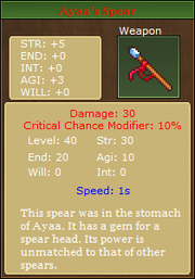 Ayaa's Spear