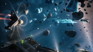 The visual effect on an enemy slowed by the Target Decelerator.