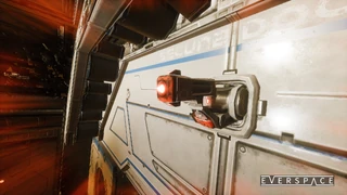 A turret in a derelict station