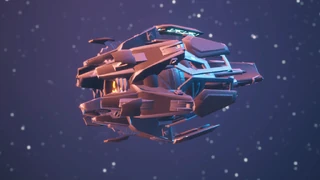 Okkar Prime Claw in flight configuration