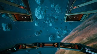 View from the cockpit