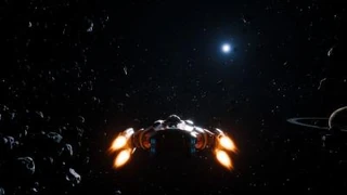 An unupgraded Gunship in-run.