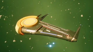 Detached wing of an Okkar Prime Split Fighter