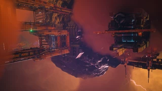 Platforms and customs area